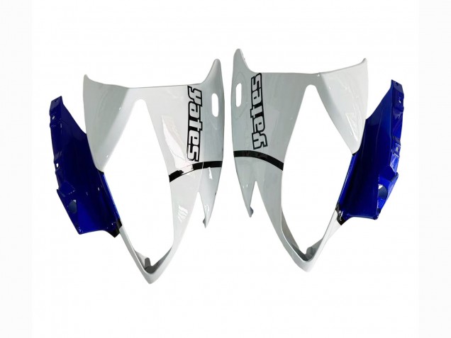 2006-2007 Yamaha YZF 600 R6 Motorcycle Fairings - White Blue Jordan UK Manufacturers