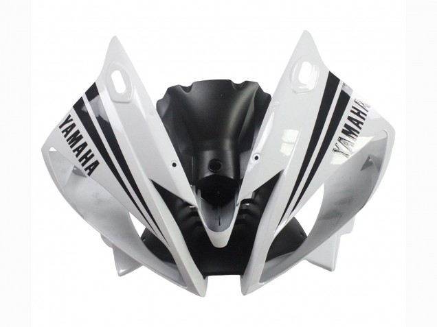 2006-2007 Yamaha YZF 600 R6 Motorcycle Fairings - White Glossy Black Motul Michelin UK Manufacturers