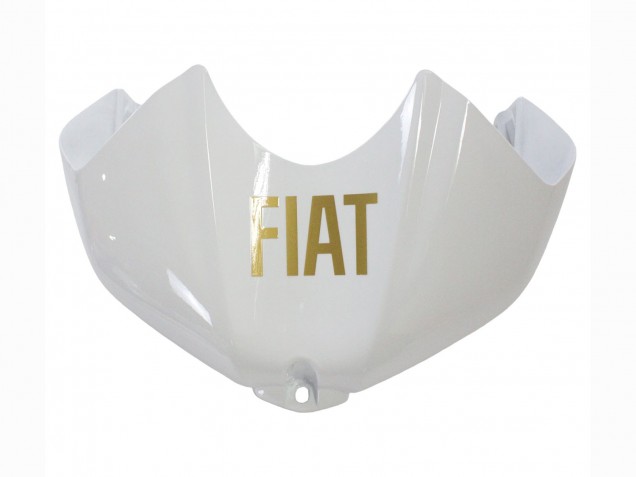 2006-2007 Yamaha YZF 600 R6 Motorcycle Fairings - White Gold Black Fiat UK Manufacturers