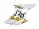 2006-2007 Yamaha YZF 600 R6 Motorcycle Fairings - White Gold Black Fiat UK Manufacturers