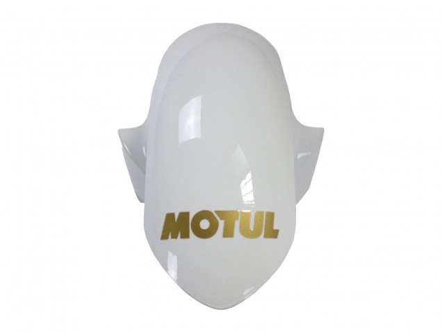 2006-2007 Yamaha YZF 600 R6 Motorcycle Fairings - White Gold Black Fiat UK Manufacturers