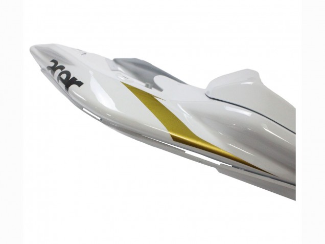 2006-2007 Yamaha YZF 600 R6 Motorcycle Fairings - White Gold Black Fiat UK Manufacturers