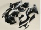 2006-2007 Yamaha YZF 600 R6 Motorcycle Fairings - Glossy Black Matte Black White Motul Michelin UK Manufacturers