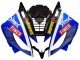 2006-2007 Yamaha YZF 600 R6 Motorcycle Fairings - White Blue Black Fimer Volvo Yamalube Sterilgarda UK Manufacturers