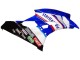 2006-2007 Yamaha YZF 600 R6 Motorcycle Fairings - White Blue Black Fimer Volvo Yamalube Sterilgarda UK Manufacturers