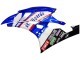 2006-2007 Yamaha YZF 600 R6 Motorcycle Fairings - White Blue Black Fimer Volvo Yamalube Sterilgarda UK Manufacturers