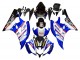 2006-2007 Yamaha YZF 600 R6 Motorcycle Fairings - White Blue Black Fimer Volvo Yamalube Sterilgarda UK Manufacturers