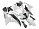 2006-2007 Yamaha YZF 600 R6 Motorcycle Fairings - White Matte Black UK Manufacturers