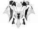 2006-2007 Yamaha YZF 600 R6 Motorcycle Fairings - White Matte Black UK Manufacturers