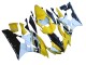 2006-2007 Yamaha YZF 600 R6 Motorcycle Fairings - Yellow White Glossy Black Motul UK Manufacturers