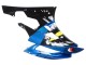 2006-2007 Yamaha YZF 600 R6 Motorcycle Fairings - Blue Neon Green Black Shark UK Manufacturers