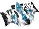2006-2007 Yamaha YZF 600 R6 Motorcycle Fairings - White Blue Black Semakin Didepan ENEOS UK Manufacturers