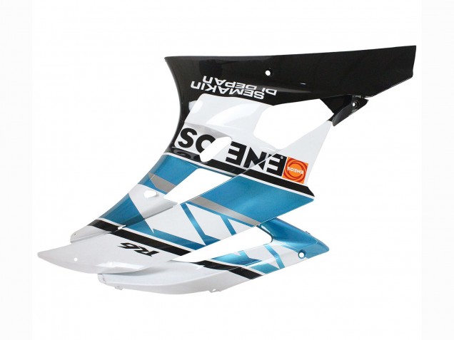 2006-2007 Yamaha YZF 600 R6 Motorcycle Fairings - White Blue Black Semakin Didepan ENEOS UK Manufacturers