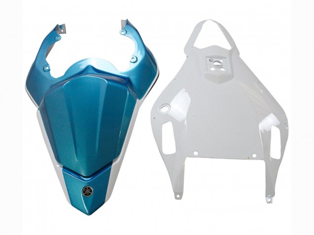 2006-2007 Yamaha YZF 600 R6 Motorcycle Fairings - White Blue Black Semakin Didepan ENEOS UK Manufacturers