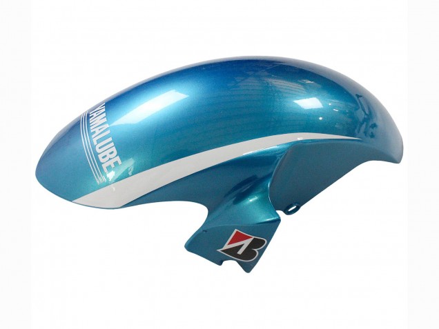 2006-2007 Yamaha YZF 600 R6 Motorcycle Fairings - White Blue Black Semakin Didepan ENEOS UK Manufacturers