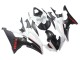 2008-2016 Yamaha YZF 600 R6 Motorcycle Fairings - White Matte Black Red Decals UK Manufacturers