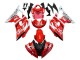 2008-2016 Yamaha YZF 600 R6 Motorcycle Fairings - White Red Black Fiat Acer UK Manufacturers