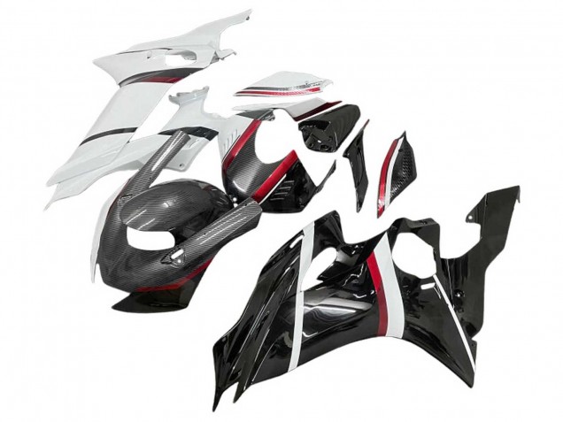 2017-2023 Yamaha YZF 600 R6 Motorcycle Fairings - White Red Glossy Black Carbon Fiber Style UK Manufacturers