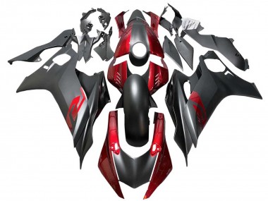 2017-2023 Yamaha YZF 600 R6 Motorcycle Fairings - Red Matte Black UK Manufacturers