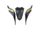 2017-2023 Yamaha YZF 600 R6 Motorcycle Fairings - Gold Black Carbon Fiber UK Manufacturers