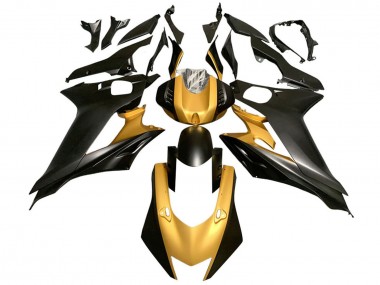 2017-2023 Yamaha YZF 600 R6 Motorcycle Fairings - Gold Matte Black UK Manufacturers