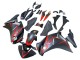 2011-2015 Honda CBR250RR Motorcycle Fairings - Matte Black Red Stripe UK Manufacturers