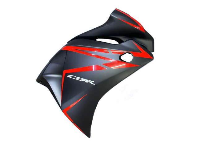 2011-2015 Honda CBR250RR Motorcycle Fairings - Matte Black Red Stripe UK Manufacturers