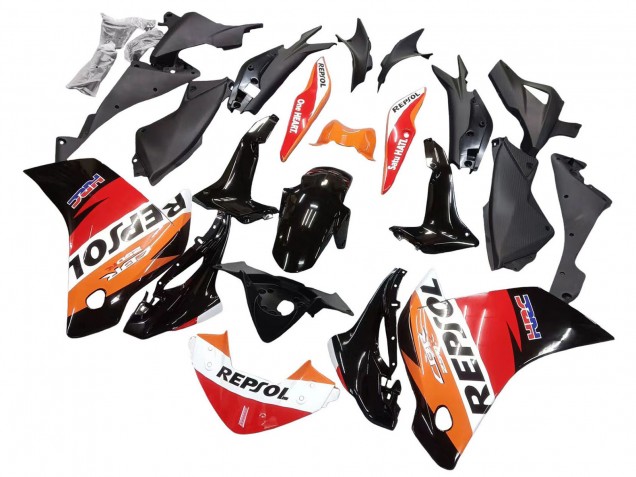 2011-2015 Honda CBR250RR Motorcycle Fairings - Orange White Red Black Glossy HRC Repsol UK Manufacturers