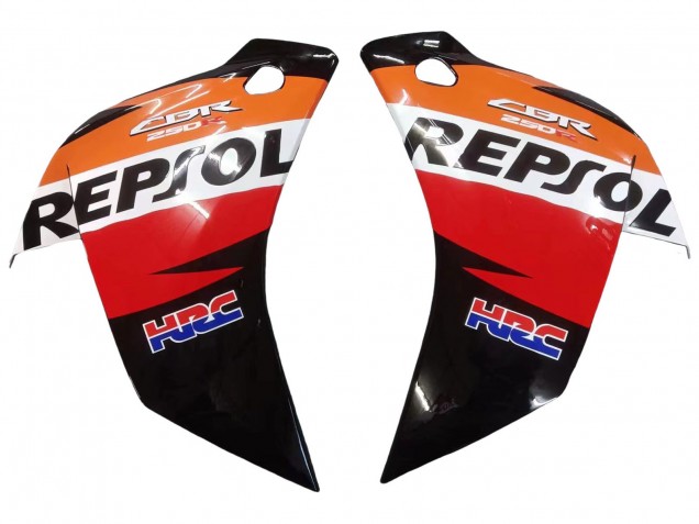 2011-2015 Honda CBR250RR Motorcycle Fairings - Orange White Red Black Glossy HRC Repsol UK Manufacturers