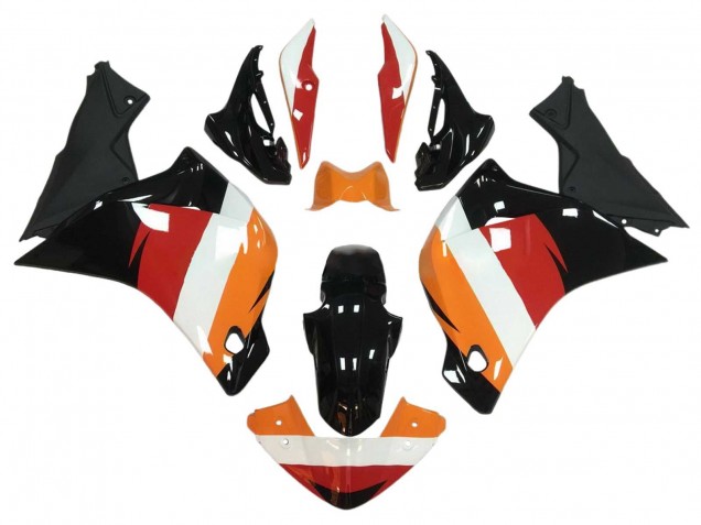 2011-2015 Honda CBR250RR Motorcycle Fairings - Orange White Red Glossy Black UK Manufacturers
