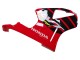 2000-2006 Honda VTR1000 Motorcycle Fairings - Silver Red Black Stripe Racing UK Manufacturers