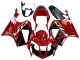 2000-2006 Honda VTR1000 Motorcycle Fairings - Red Black Stripe Racing UK Manufacturers