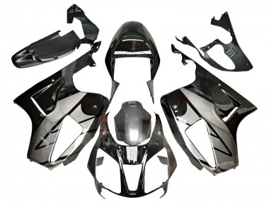 2000-2006 Honda VTR1000 Motorcycle Fairings - Silver Glossy Black UK Manufacturers