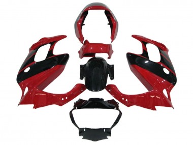 1997-2005 Honda VTR1000F Motorcycle Fairings - Red Glossy Black UK Manufacturers