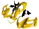 1997-2005 Honda VTR1000F Motorcycle Fairings - Yellow UK Manufacturers