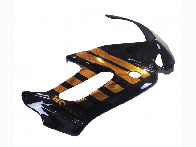 1997-2005 Honda VTR1000F Motorcycle Fairings - Glossy Black Gold UK Manufacturers