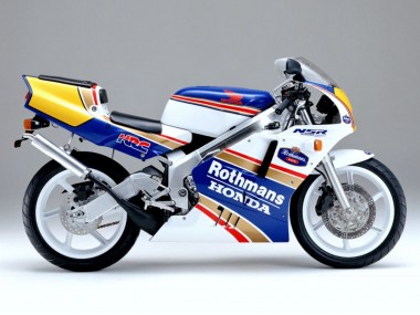 1997-2005 Honda VTR1000F Motorcycle Fairings - White Blue Gold Rothmans UK Manufacturers