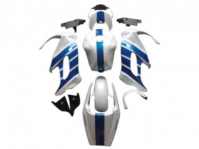 1997-2005 Honda VTR1000F Motorcycle Fairings - White Blue UK Manufacturers
