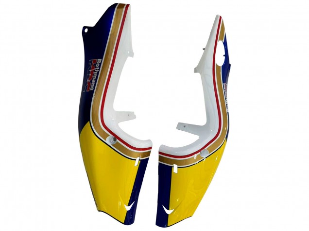 1994-1996 Honda NSR250 Motorcycle Fairings - White Blue Yellow Gold Rothmans UK Manufacturers