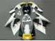 1988-1989 Honda NSR250R Motorcycle Fairings - White Yellow Gold Glossy Black UK Manufacturers