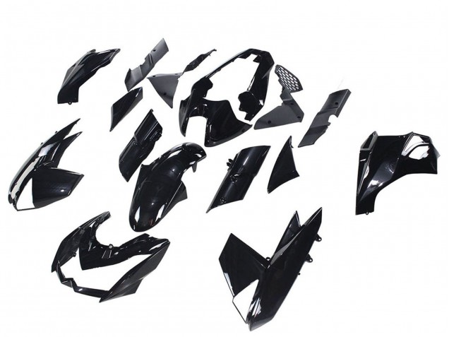 2010-2013 Kawasaki Z1000 Motorcycle Fairings - Glossy Black UK Manufacturers