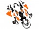 2010-2013 Kawasaki Z1000 Motorcycle Fairings - Orange Glossy Black UK Manufacturers