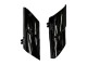 2010-2013 Kawasaki Z1000 Motorcycle Fairings - Orange Glossy Black UK Manufacturers