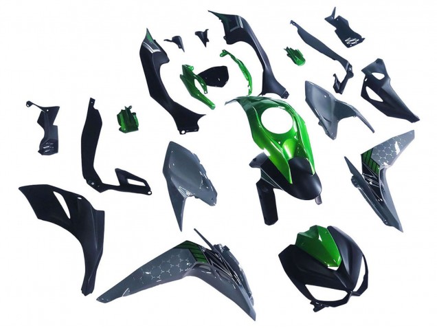 2014-2019 Kawasaki Z1000 Motorcycle Fairings - Black Green Grey UK Manufacturers
