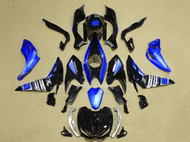 2014-2019 Kawasaki Z1000 Motorcycle Fairing - Blue Glossy Black UK Manufacturers