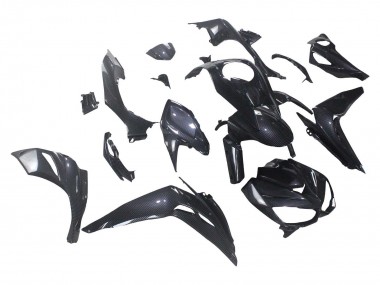 2014-2019 Kawasaki Z1000 Motorcycle Fairings - Black Carbon Fiber UK Manufacturers