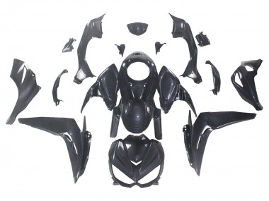 2014-2019 Kawasaki Z1000 Motorcycle Fairings - Black Carbon Fiber UK Manufacturers