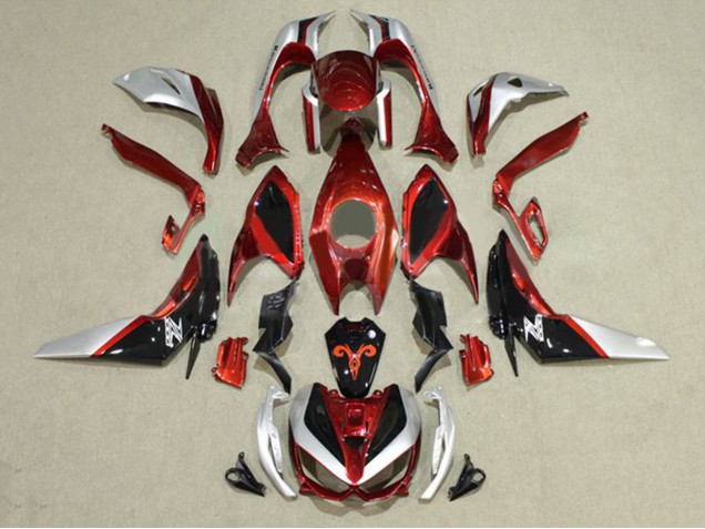 2014-2019 Kawasaki Z1000 Motorcycle Fairings - Red Silver Black UK Manufacturers