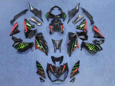 2013-2018 Kawasaki Z800 Motorcycle Fairings - Black Red Green UK Manufacturers