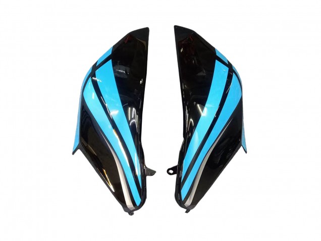 2013-2018 Kawasaki Z800 Motorcycle Fairings - Light Blue Glossy Black UK Manufacturers